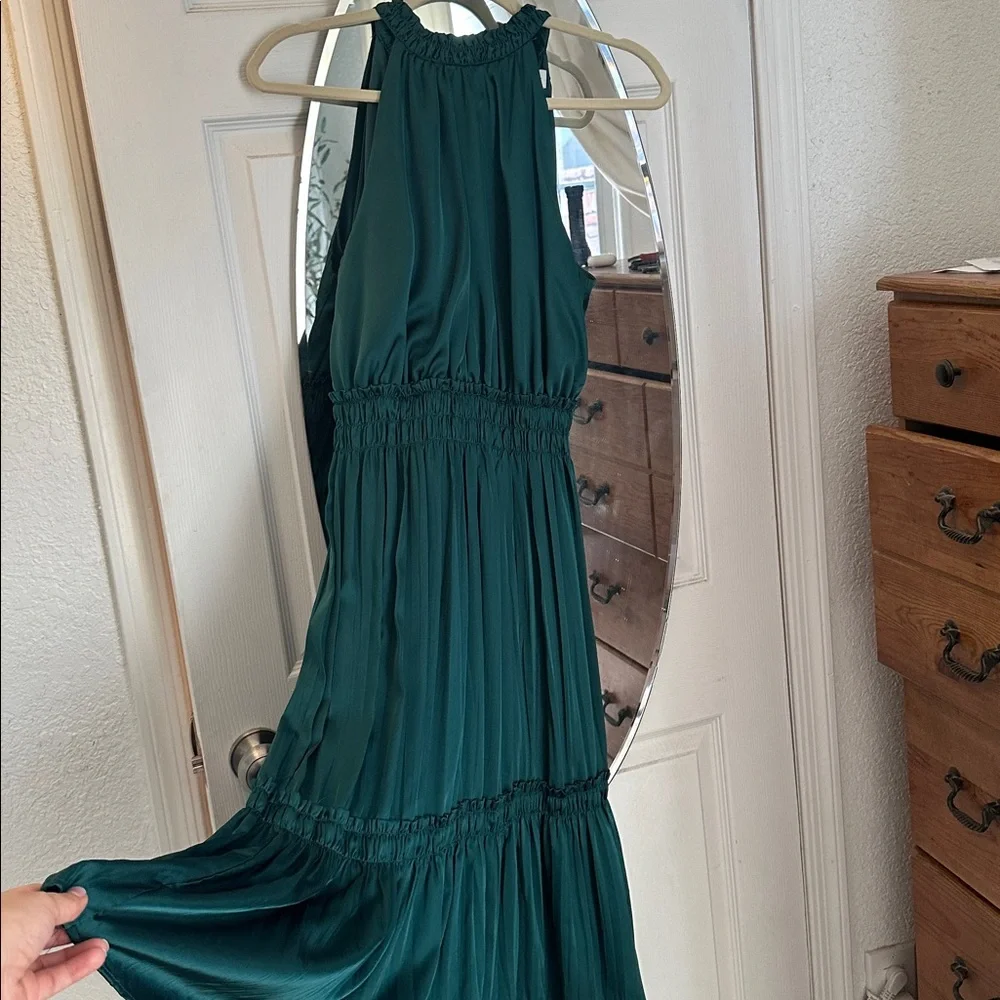 Nicole Miller Teal Sleeveless Dress - Picture 4 of 10